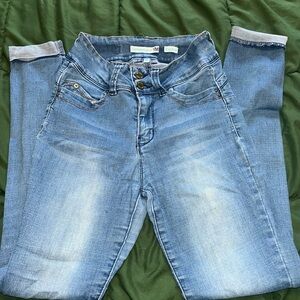 Stylish Light Blue Ankle Jeans